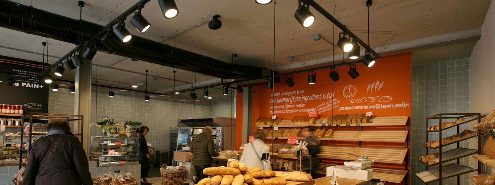 Verlichting in bakkerijen